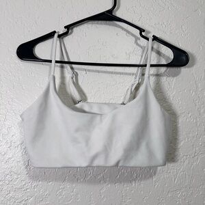 SHEIN White Bikini Top